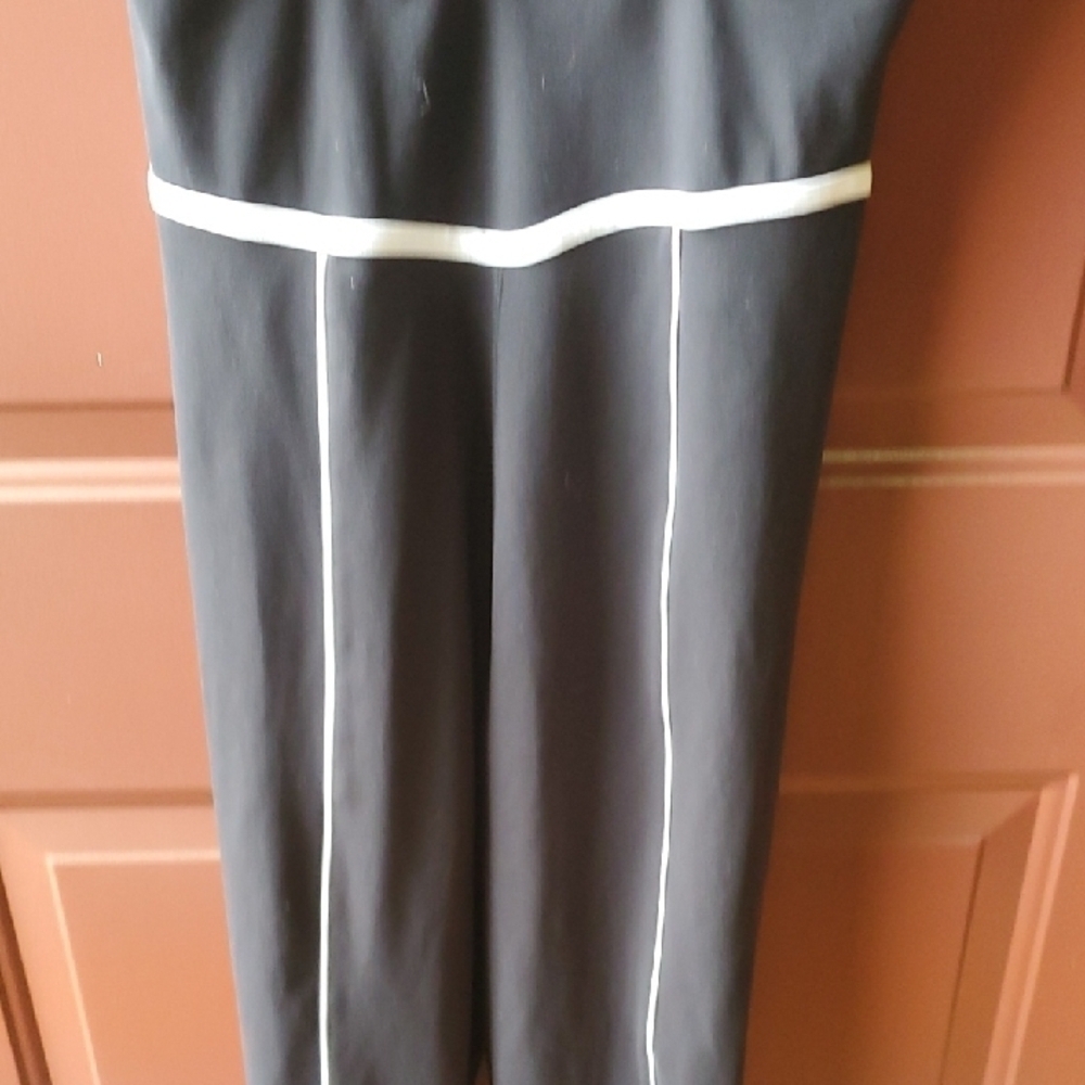 Altar'd State Black Jumpsuit with White Accents - Picture 11 of 12